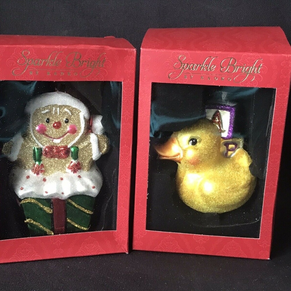 Christopher Radko Sparkle Bright Ornaments